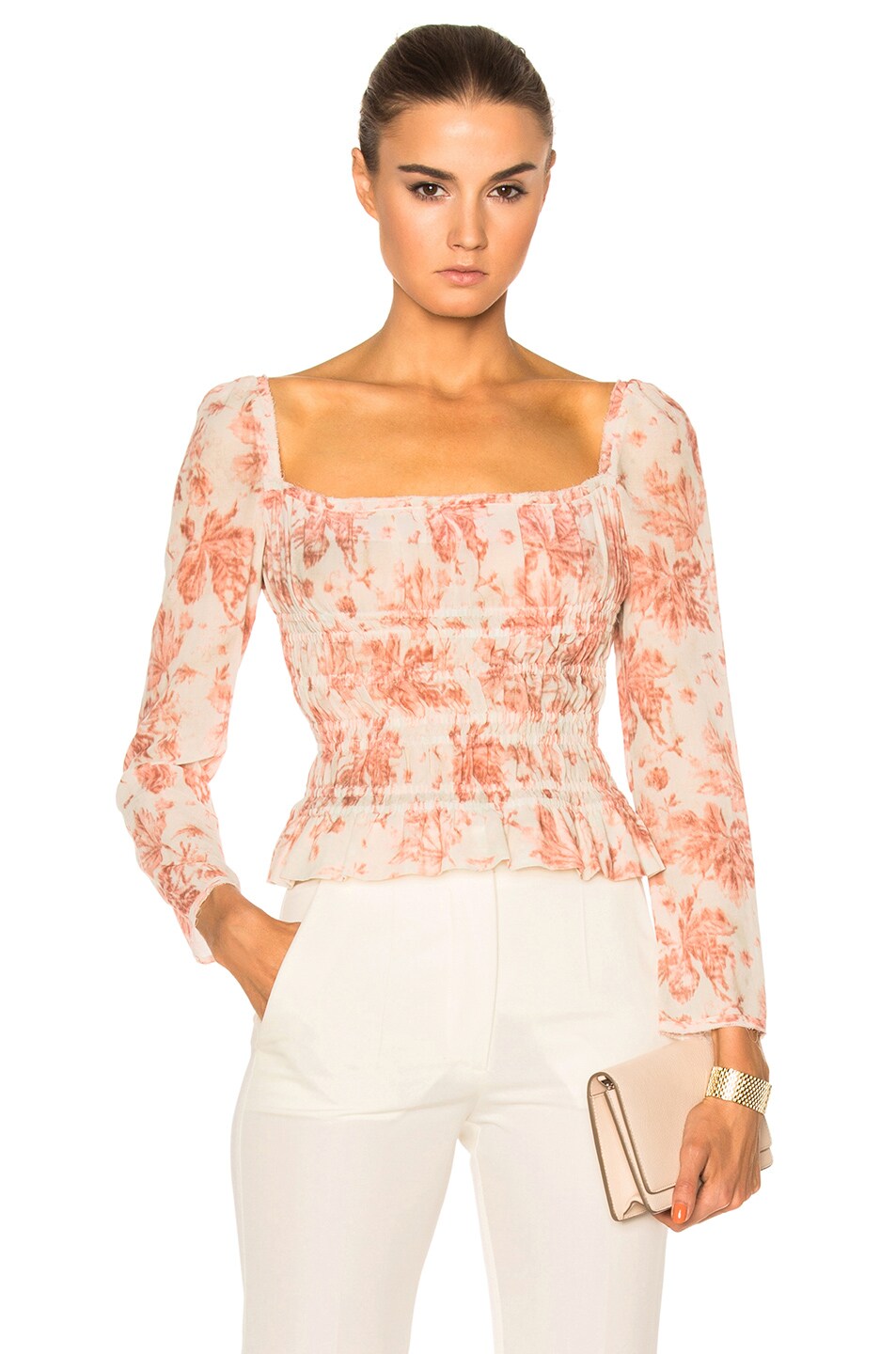 Image 1 of Brock Collection Taylor Top in Dusty Rose