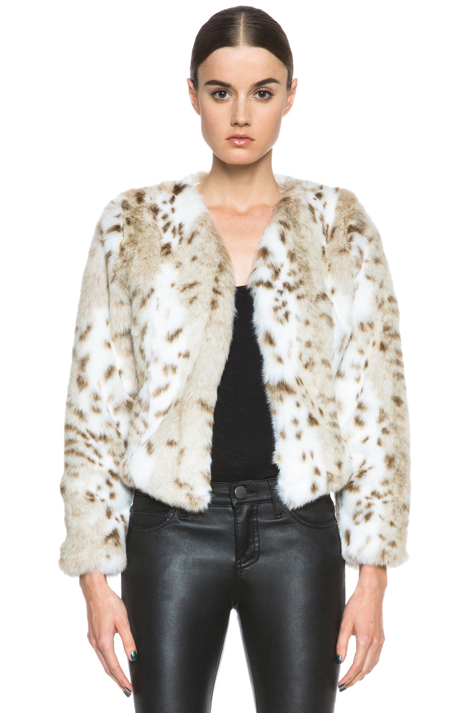 Image 1 of BSABLE Babs Nylon Jacket in Leopard