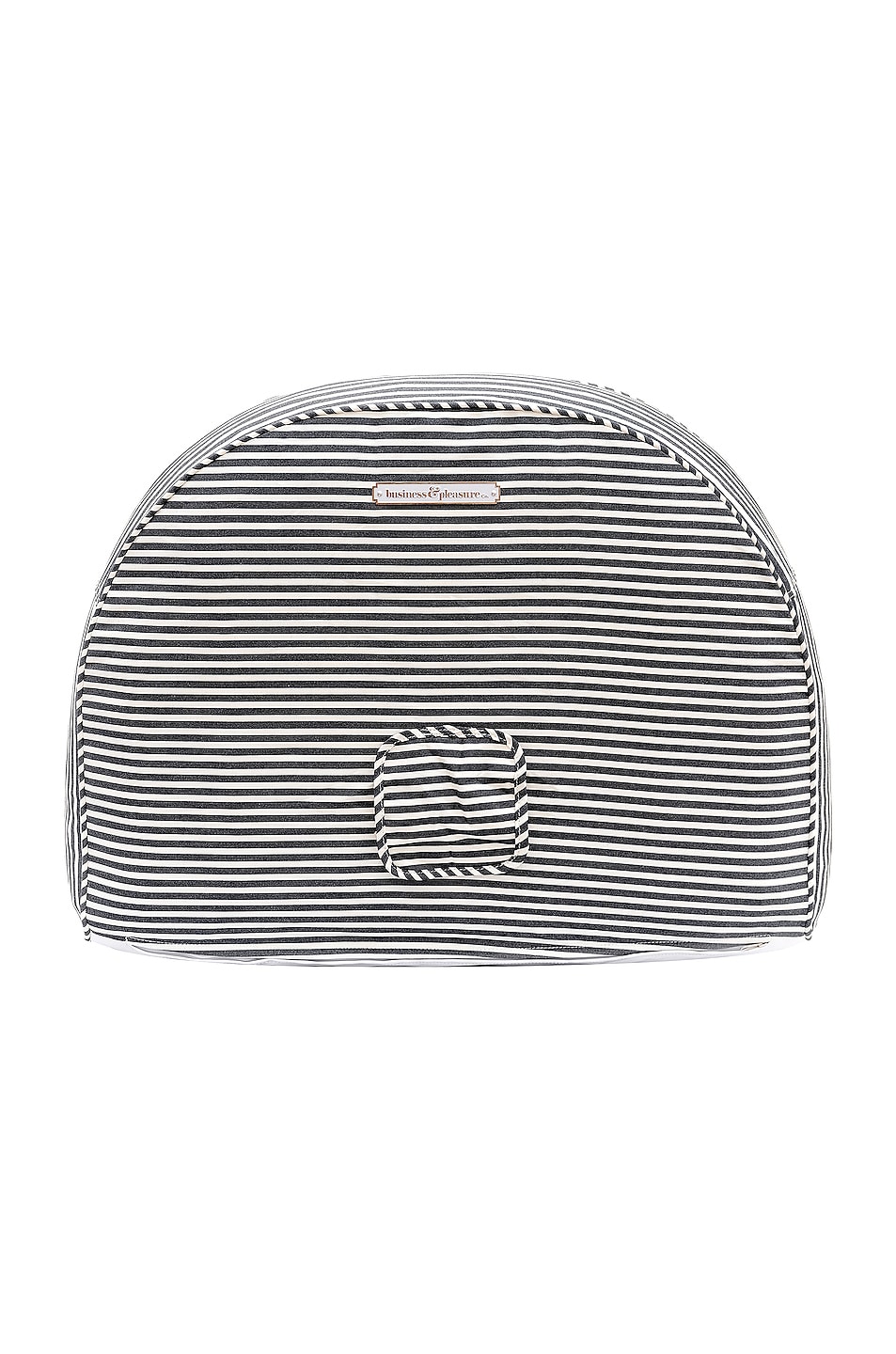 Image 1 of business & pleasure co. Pool Lounger in Laurens Navy Stripe