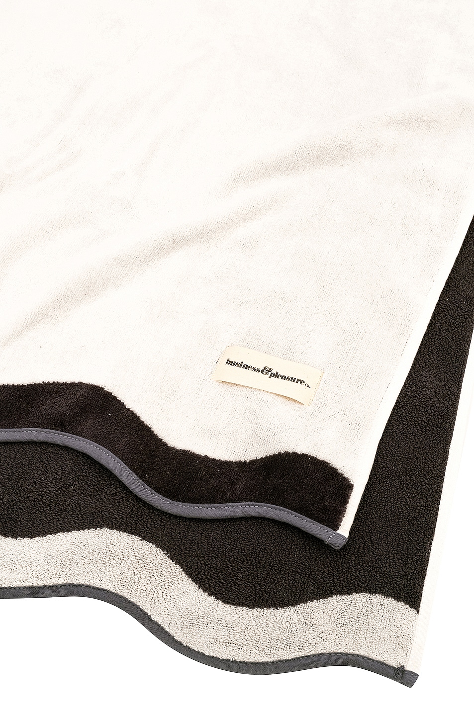 Image 1 of business & pleasure co. Beach Towel in Riviera White