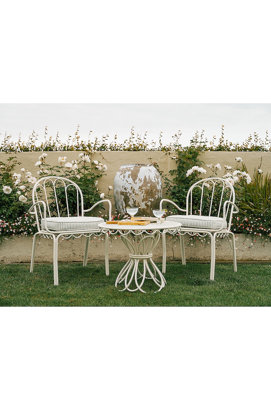 Image 1 of business & pleasure co. Al Fresco Small Table in Antique White