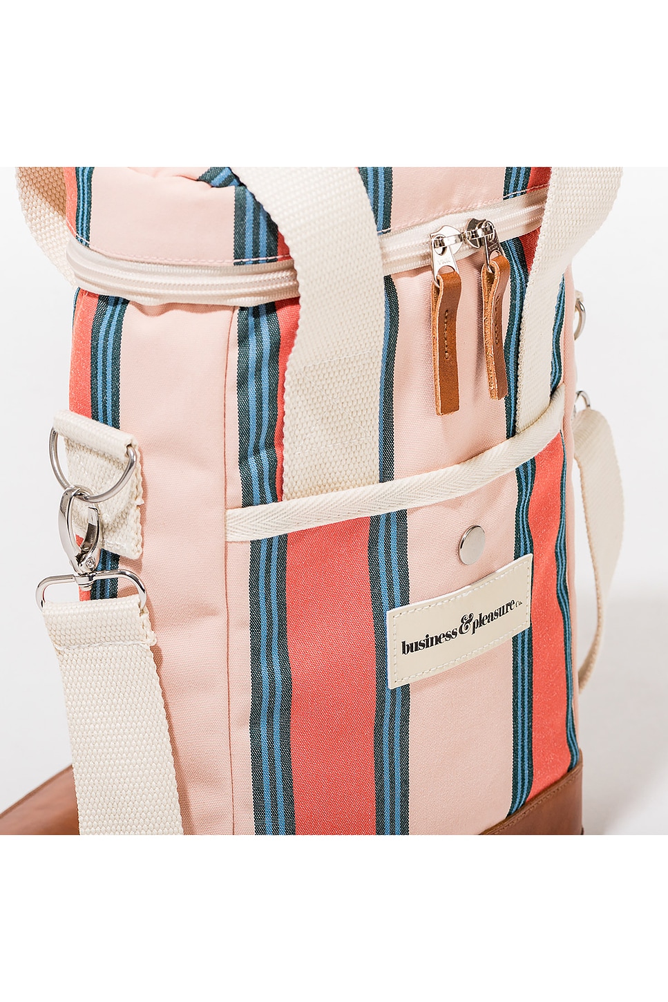 Business & Pleasure Wine Cooler Tote Bag In Multi