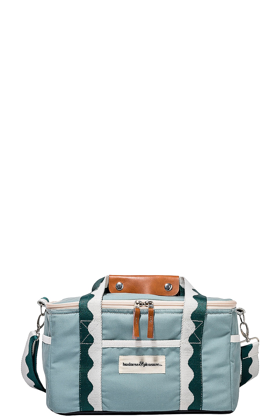 Image 1 of business & pleasure co. Premium Cooler Bag in Riviera Green