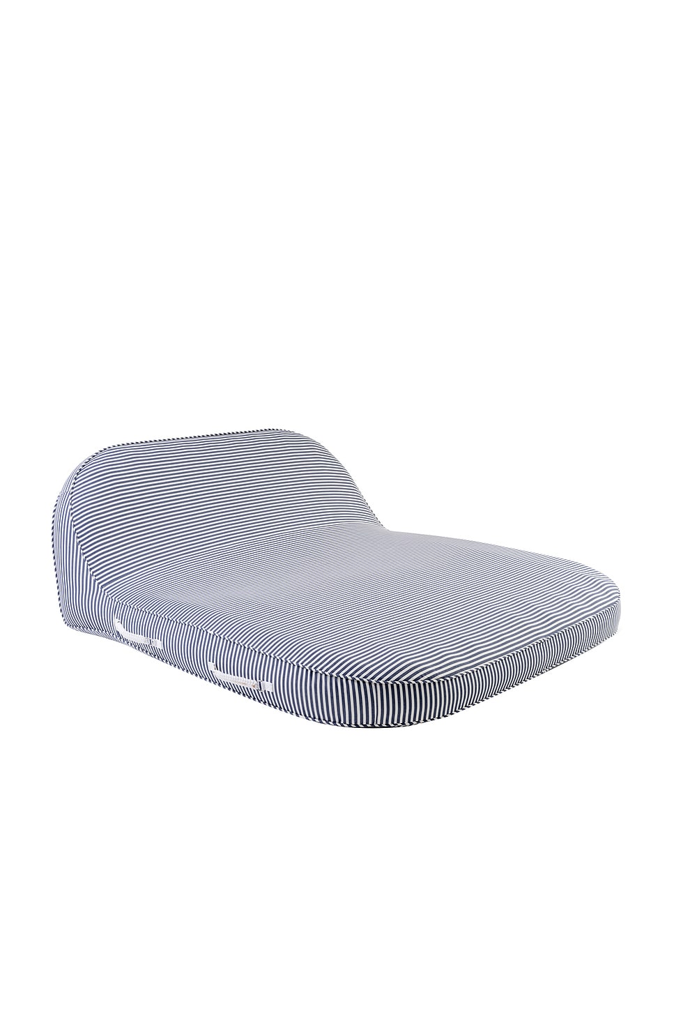 Image 1 of business & pleasure co. Xl Pool Lounger Inflatable in Laurens Navy Stripe
