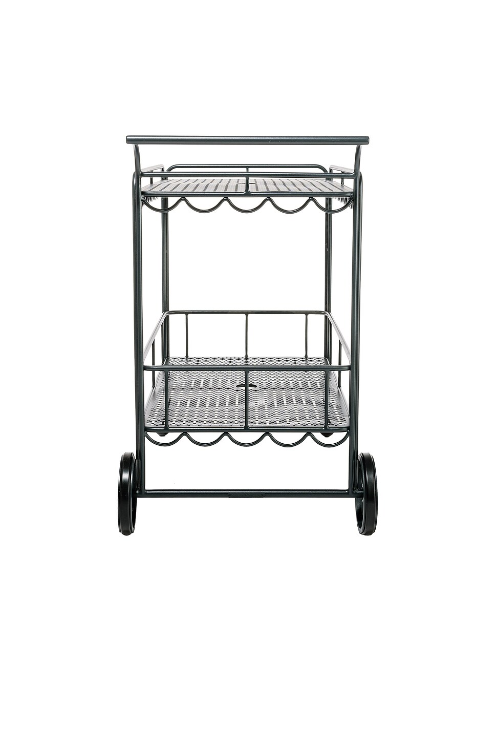 Business & Pleasure Al Fresco Bar Cart In Vintage Black