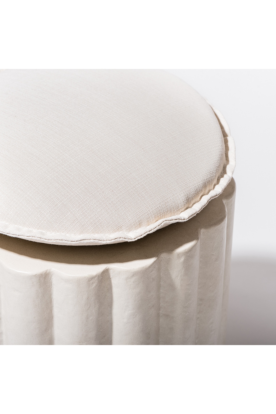 Business & Pleasure Daisy Stool Cushion In Neutral