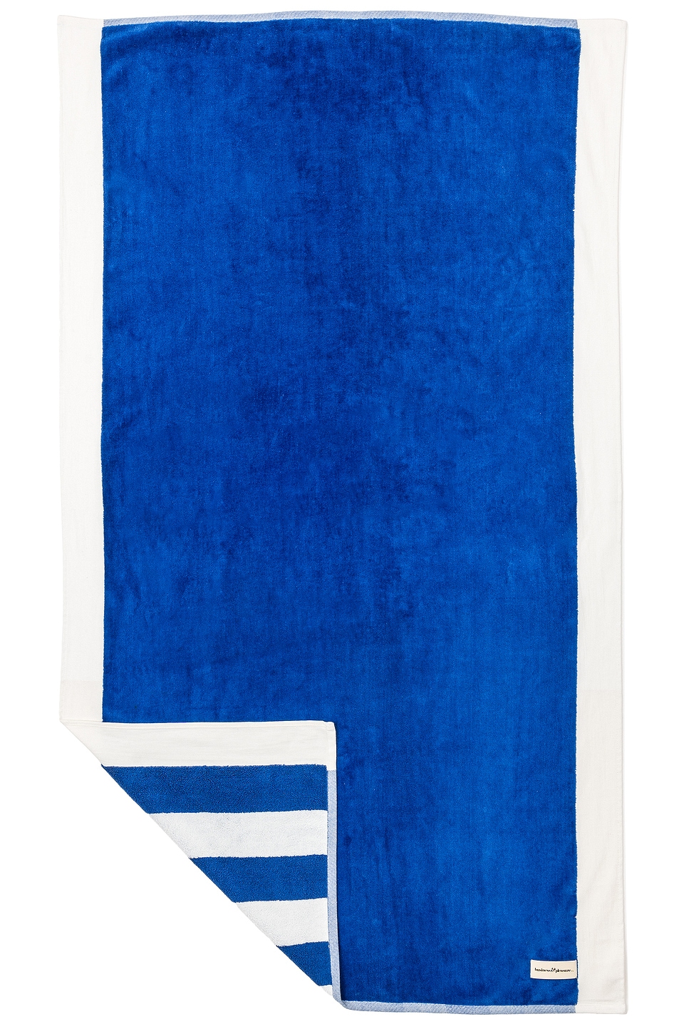 Image 1 of business & pleasure co. Beach Towel in Crew Mediterranean Blue Stripe