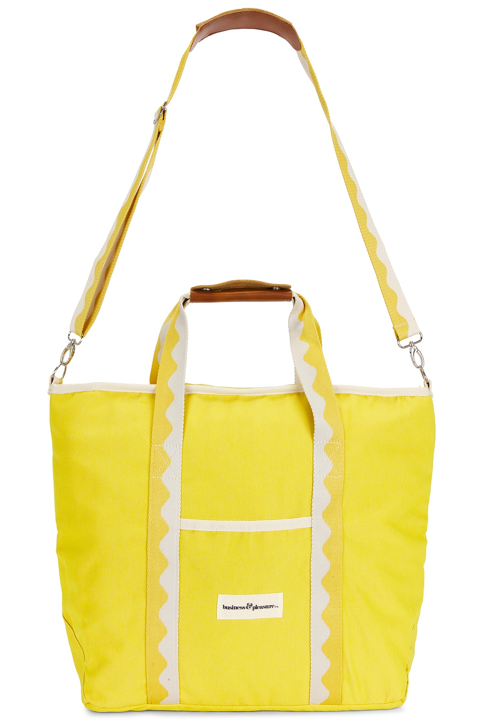 Business & Pleasure Cooler Tote Bag In Yellow