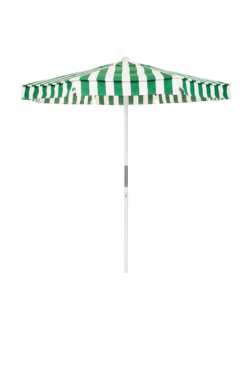 Image 1 of business & pleasure co. Market Umbrella in Crew Canyon Green Stripe
