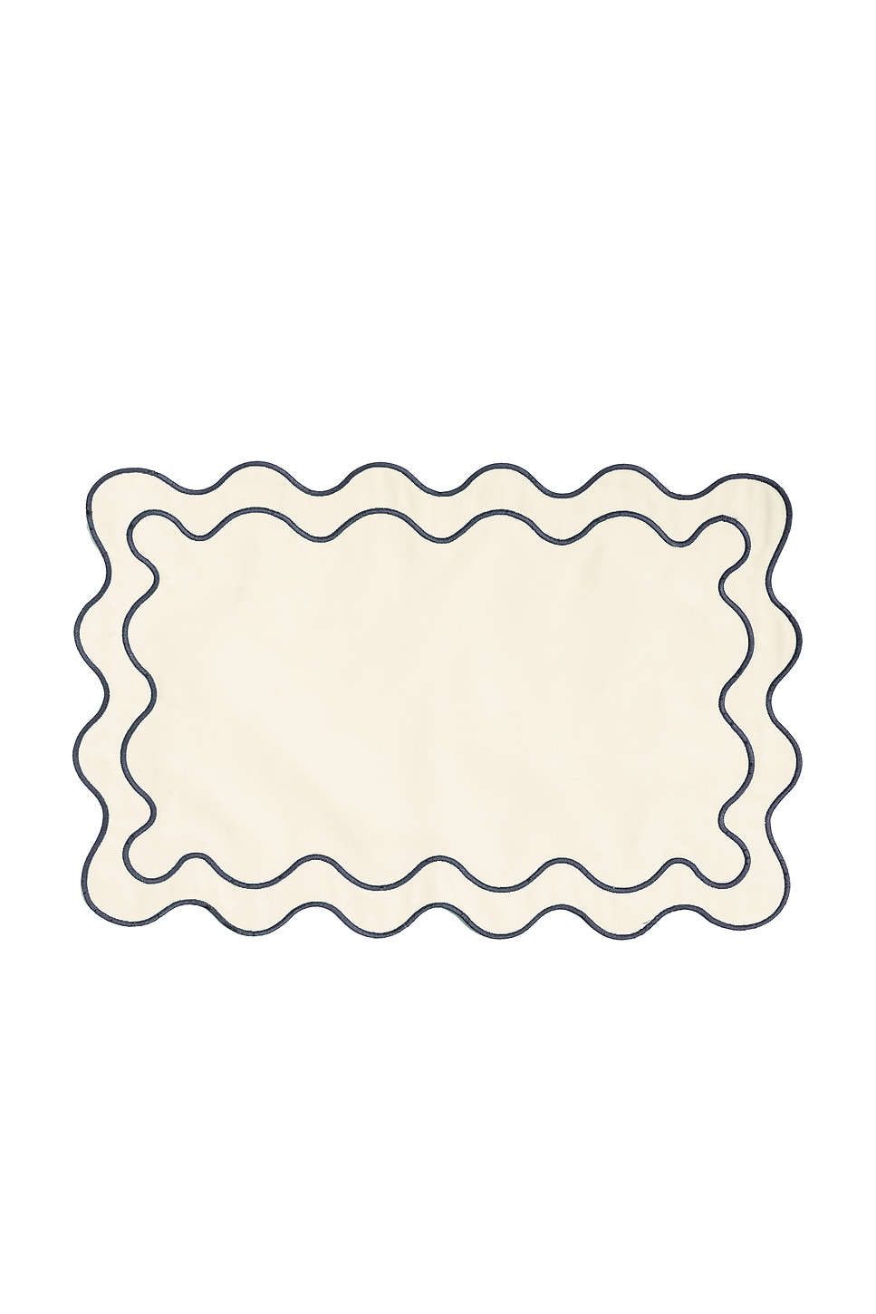 Shop Business & Pleasure Placemat Set Of 4 In Riviera White