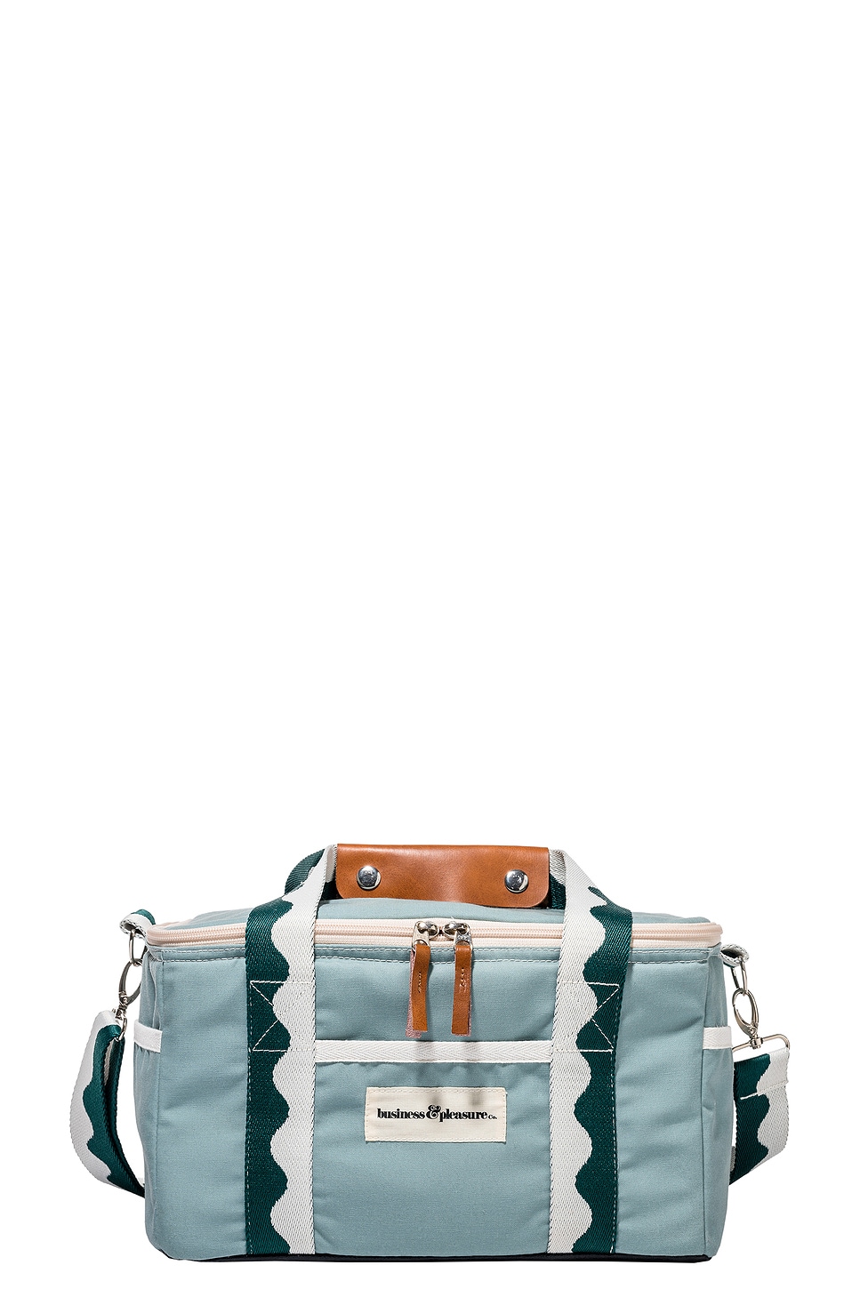 Image 1 of business & pleasure co. Premium Cooler Bag in Rivie Green