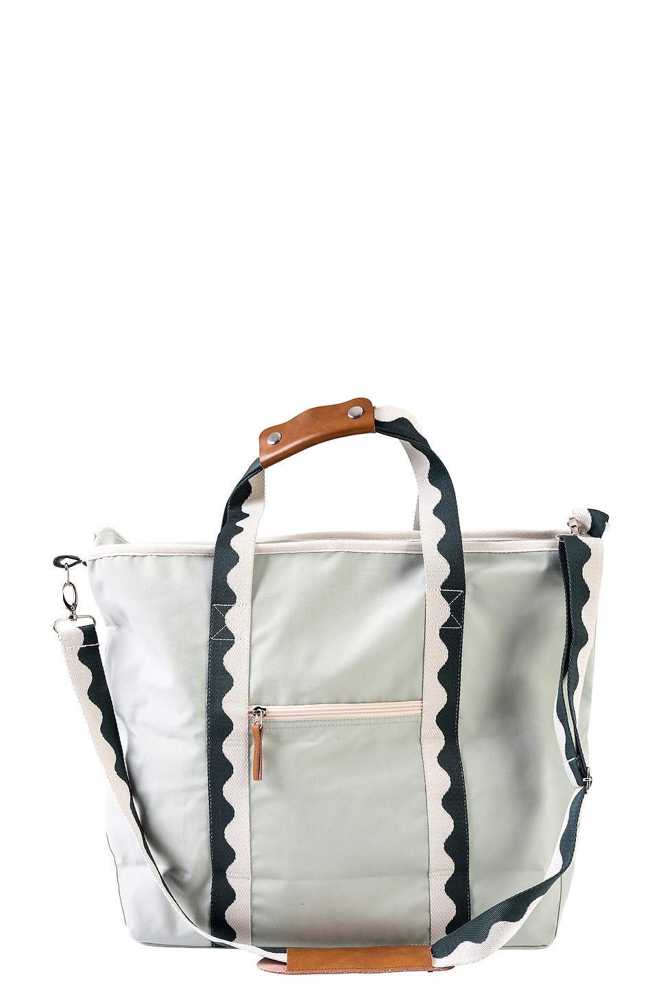 Image 1 of business & pleasure co. Cooler Tote Bag in Rivie Green