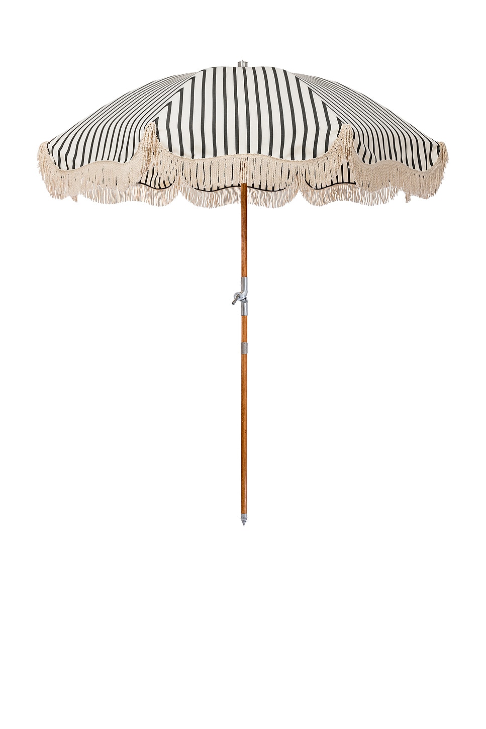 Image 1 of business & pleasure co. Premium Umbrella in Monaco Black Stripe