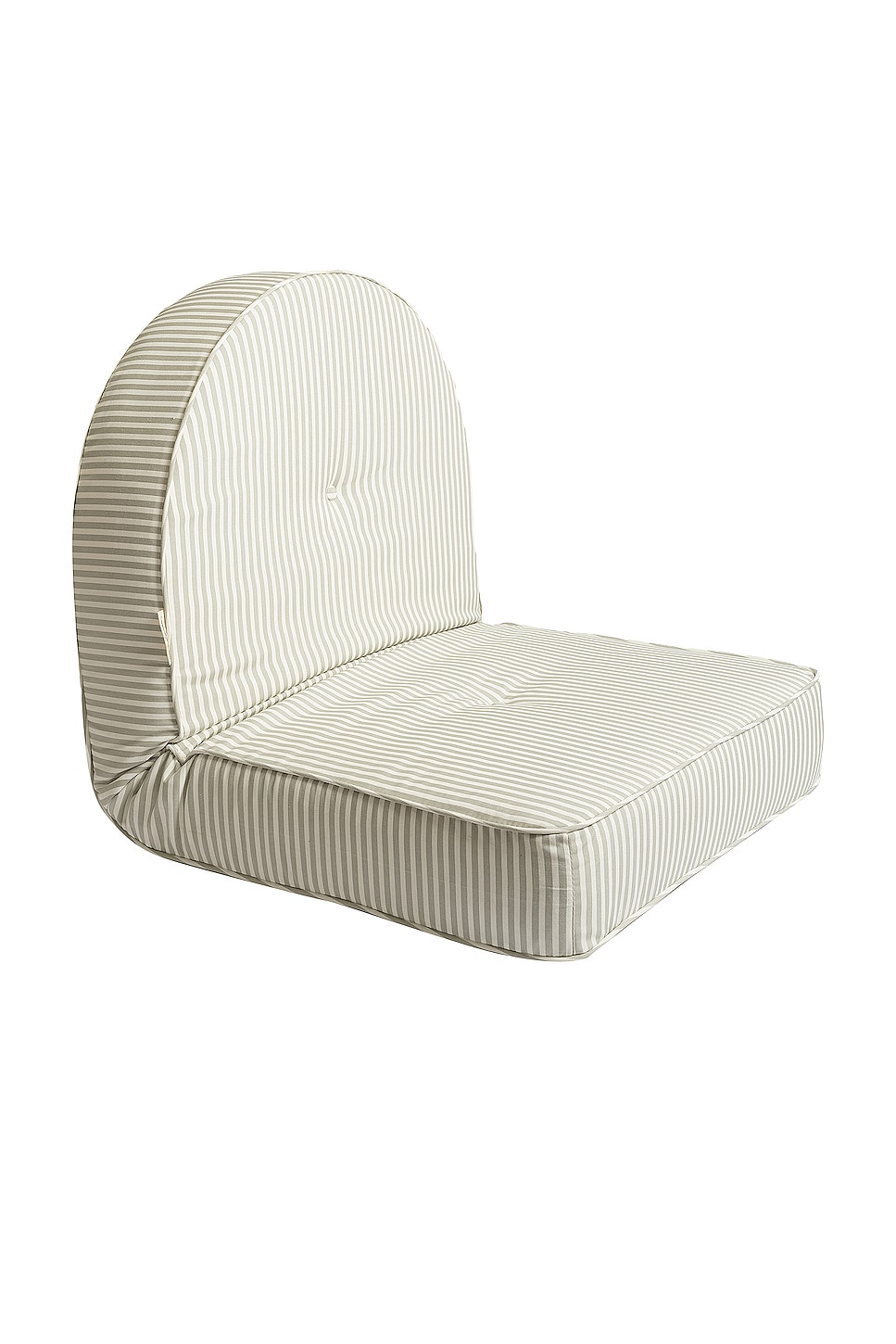 Image 1 of business & pleasure co. Reclining Pillow Lounger in Laurens Sage Stripe