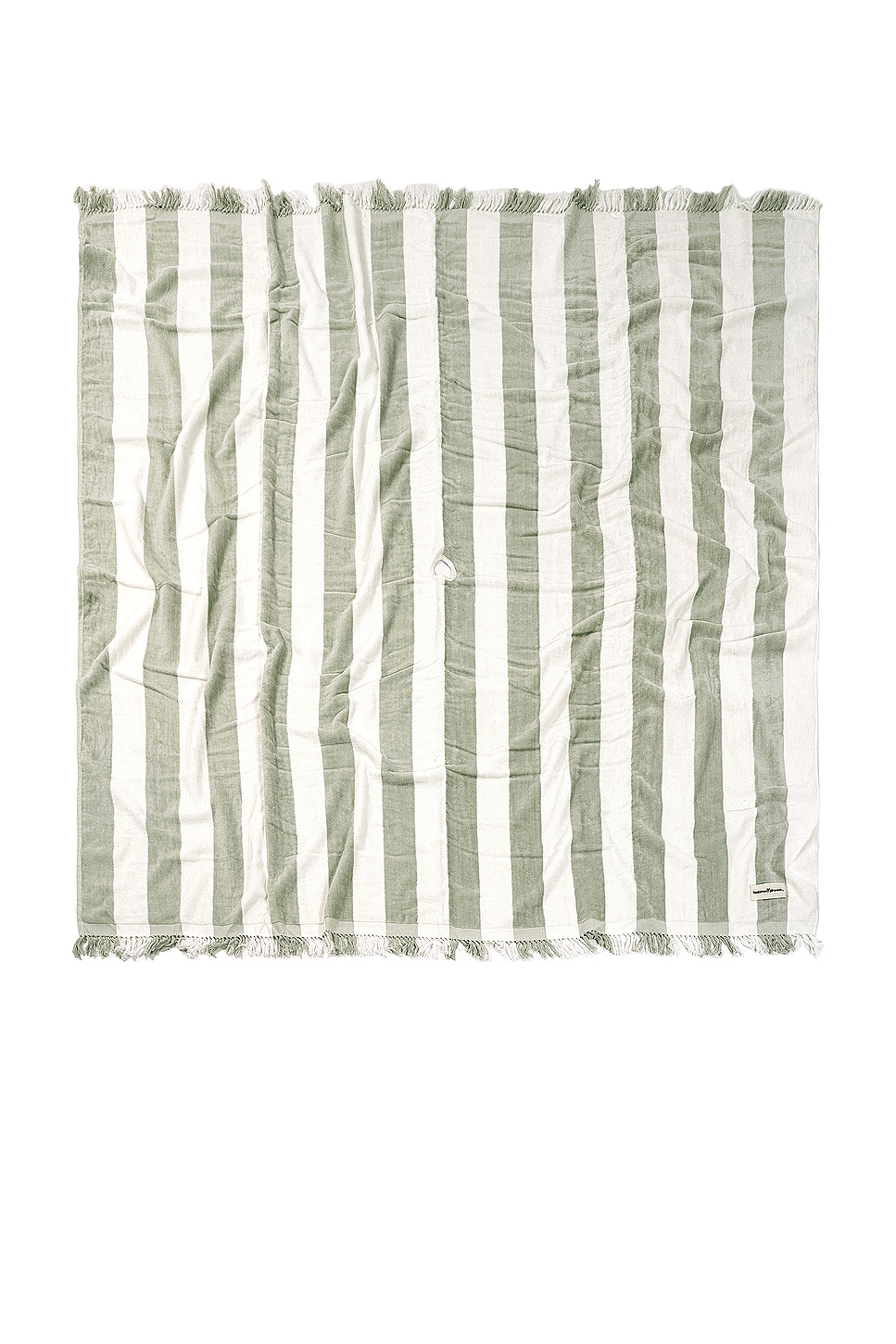 Image 1 of business & pleasure co. Holiday Blanket in Crew Sage Stripe