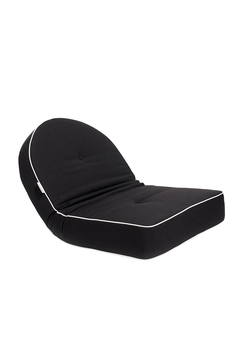 Shop Business & Pleasure Reclining Pillow Lounger In Riviera Black