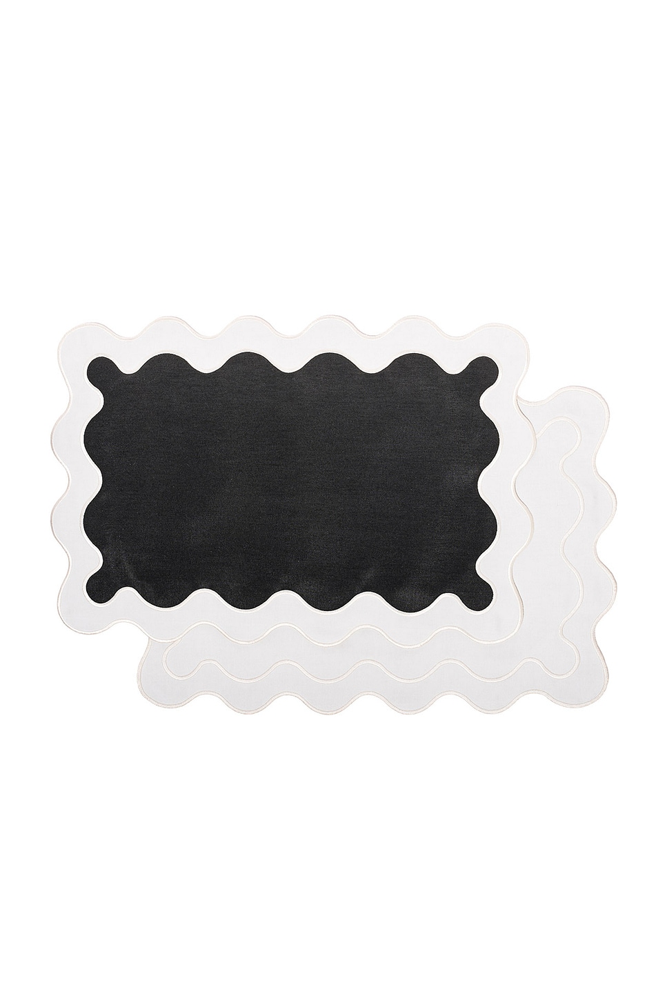 Image 1 of business & pleasure co. Placemat - Set Of 4 in Riviera Black