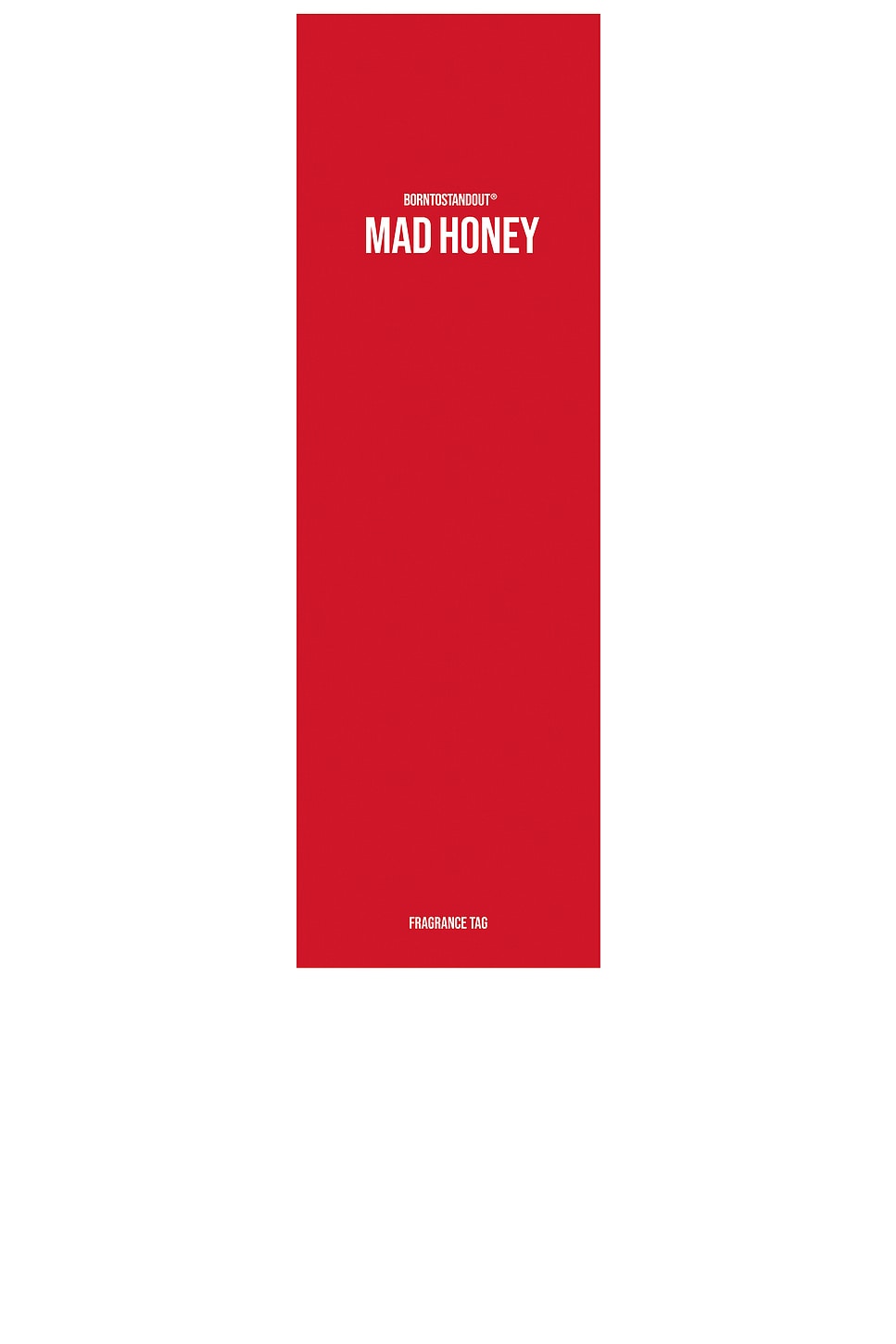 Borntostandout Mad Honey Fragrance Tag In N,a
