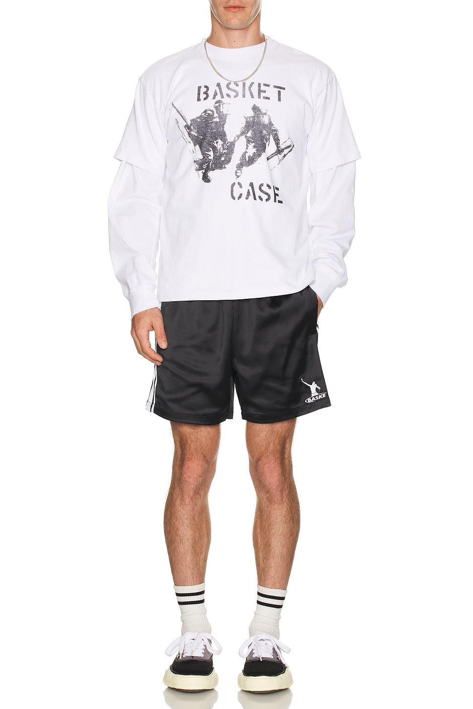 Image 1 of Basketcase Band-1 Shorts in Black