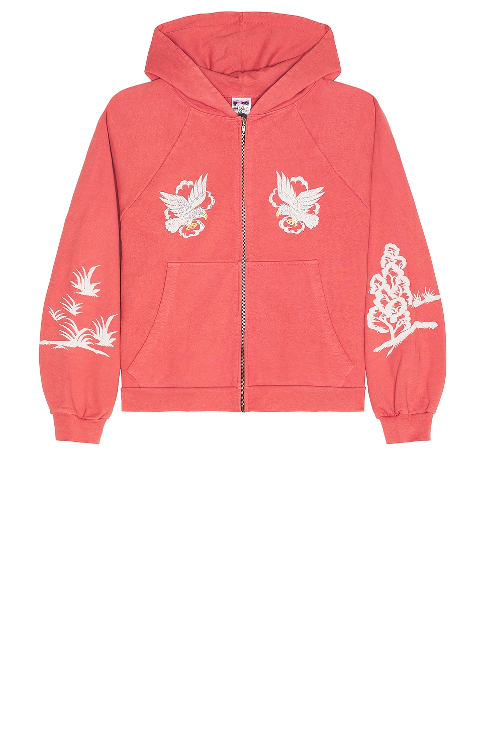 Souvenir Zip Up in Red