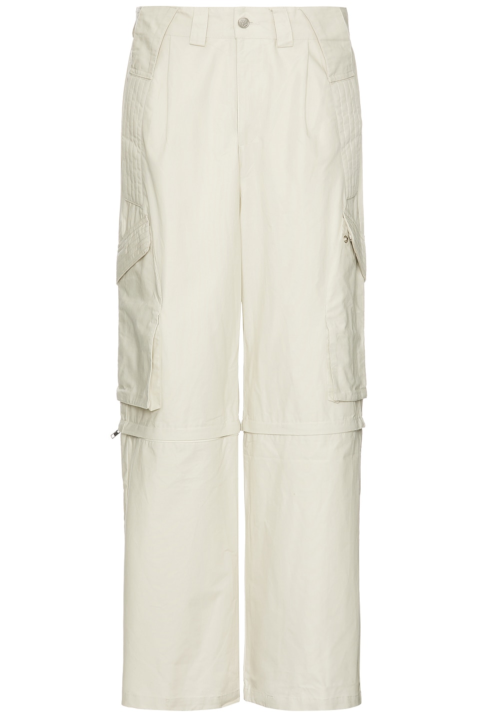 Dolly Zip Off Cargo Pants in Cream