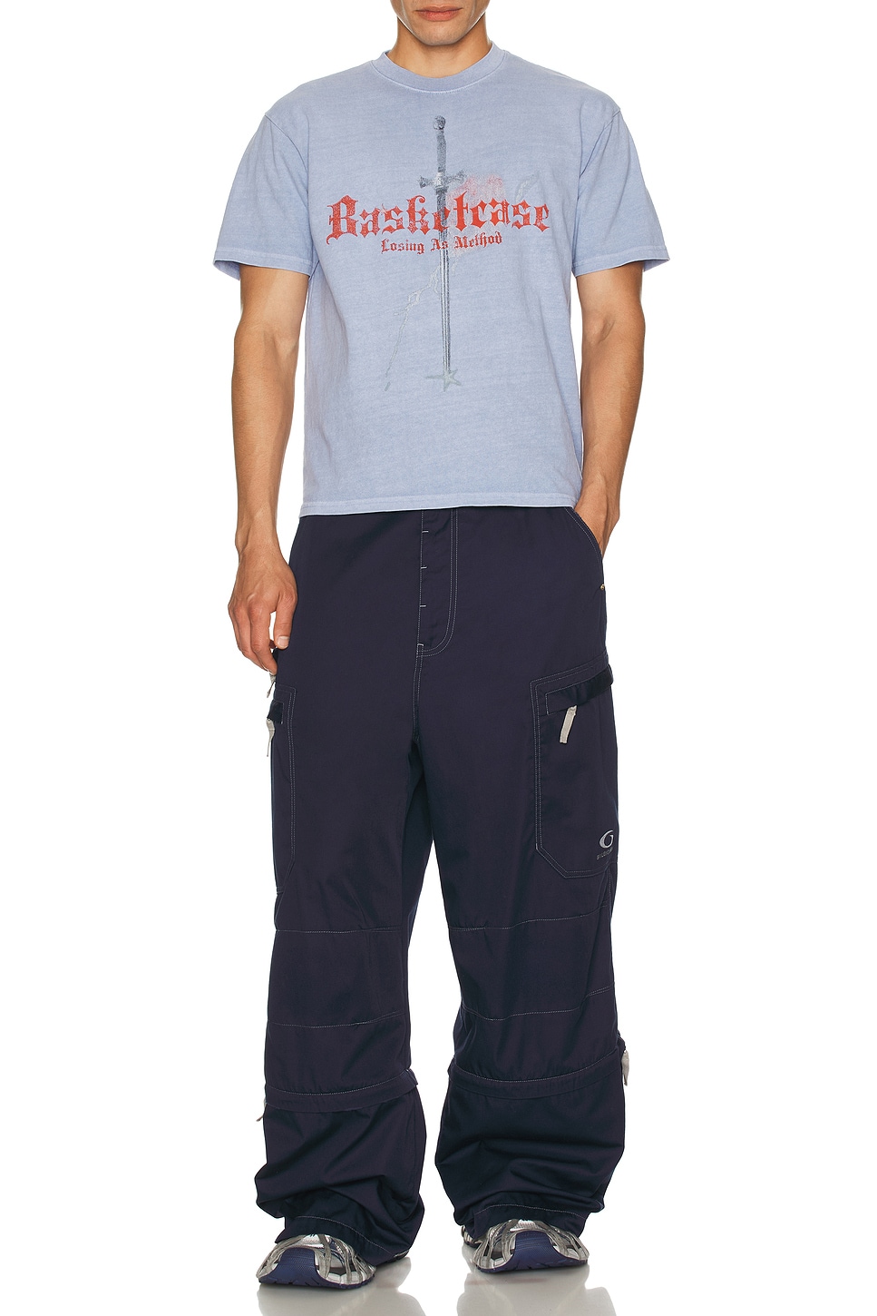 Image 4 of Basketcase Rush Tee in Vintage Black