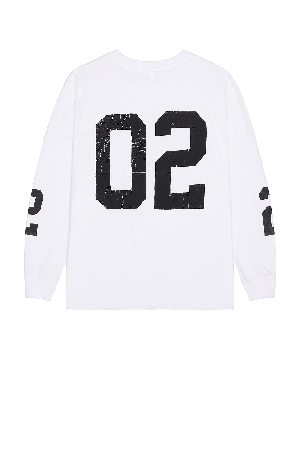 Shop Basketcase Tiger Football Long Sleeve Tee In White