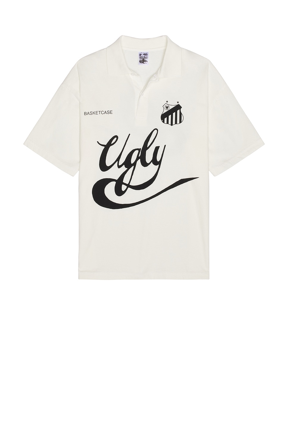 Ugly Short Sleeve Polo in White