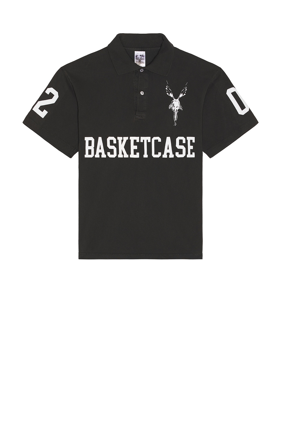 Athletica Short Sleeve Polo in Black