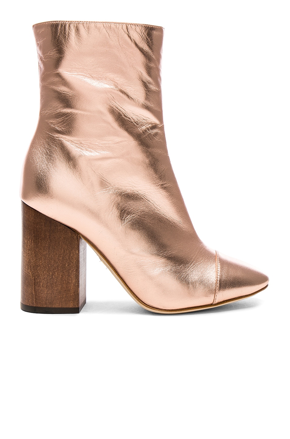 Image 1 of Brother Vellies Leather Bianca Boots in Rose Gold