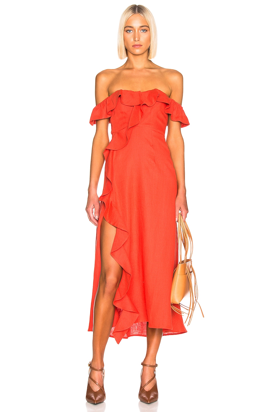 Image 1 of BEAU SOUCI Luciana Dress in Orange