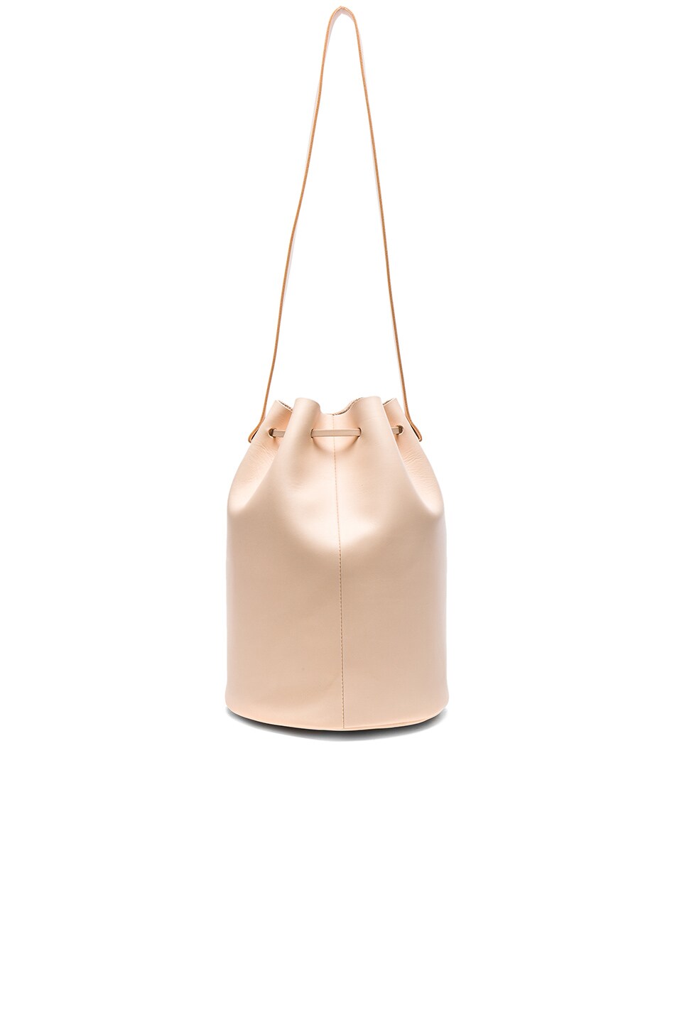Building Block Bucket Bag in Nude FWRD