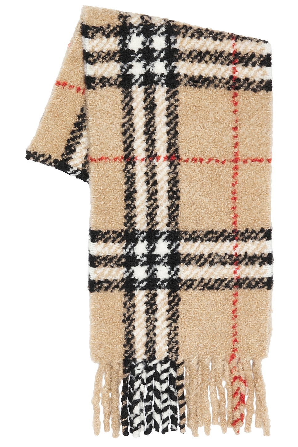 Burberry Giant Check Boucle Scarf