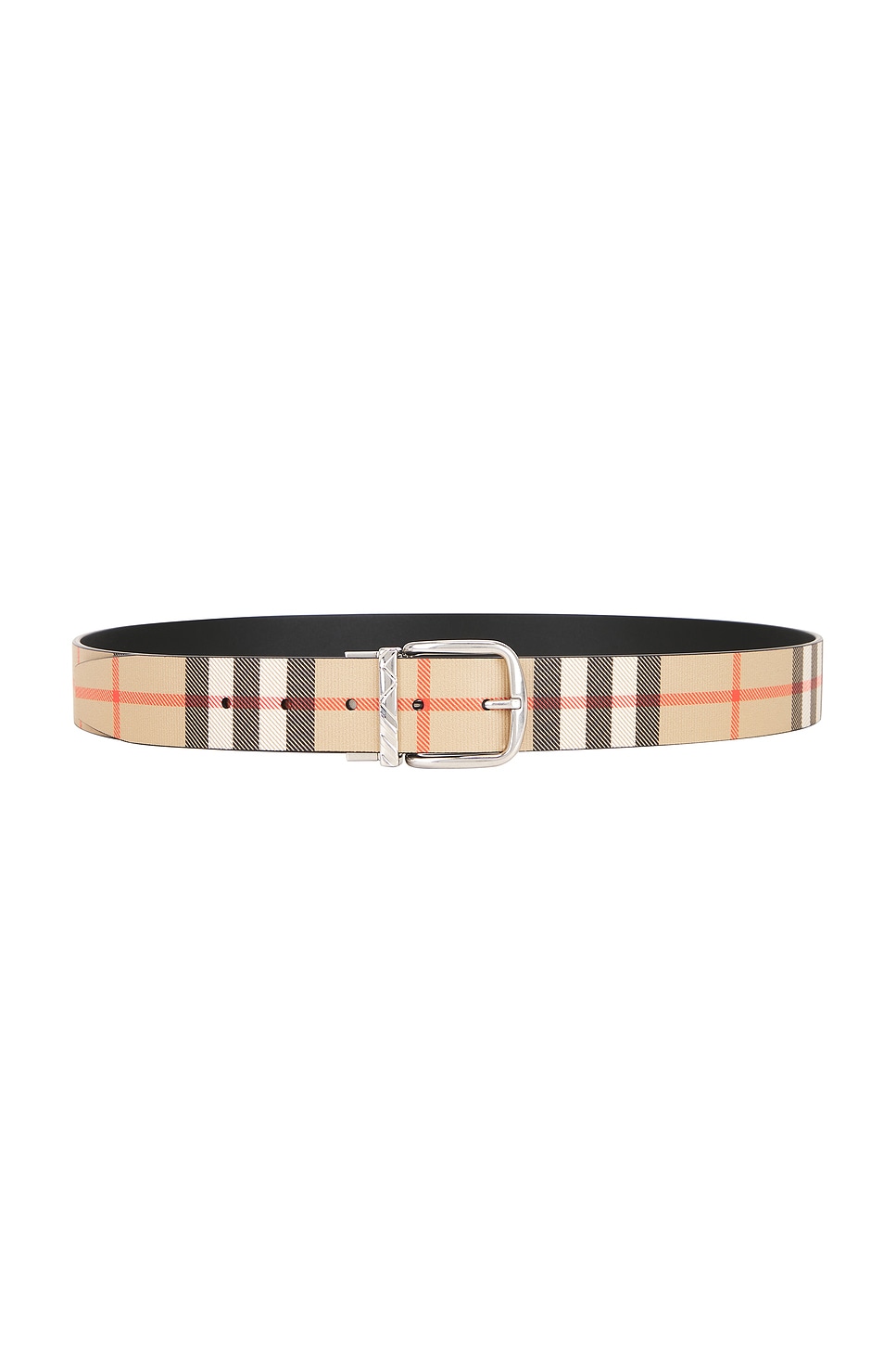 Burberry Check Engraved 35mm Belt