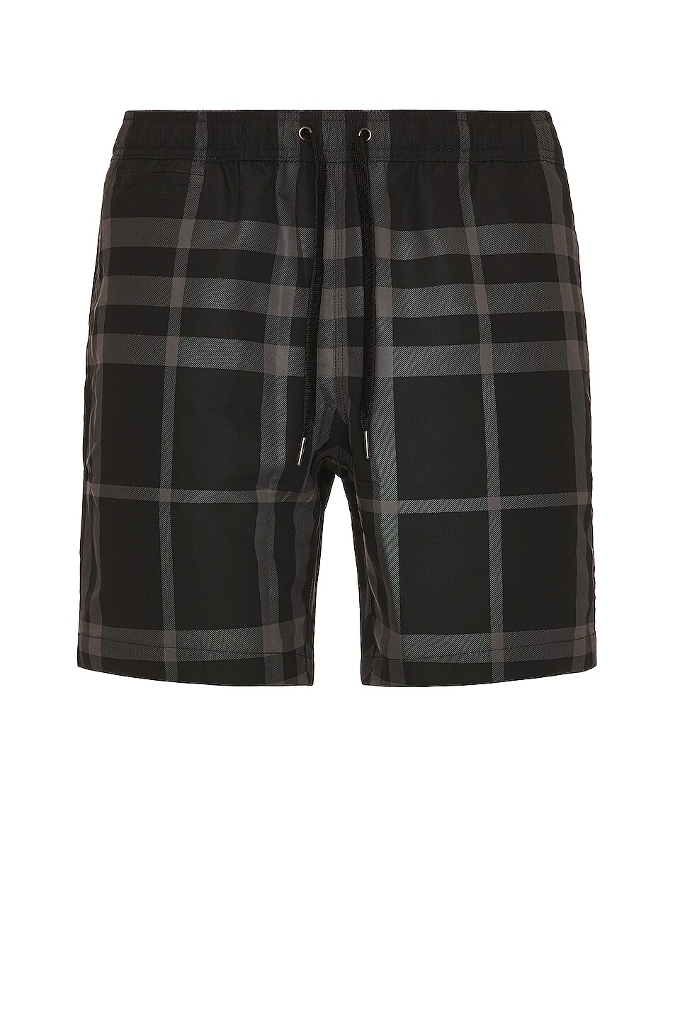Image 1 of Burberry Martin Small Check Shorts in Mid Grey Check