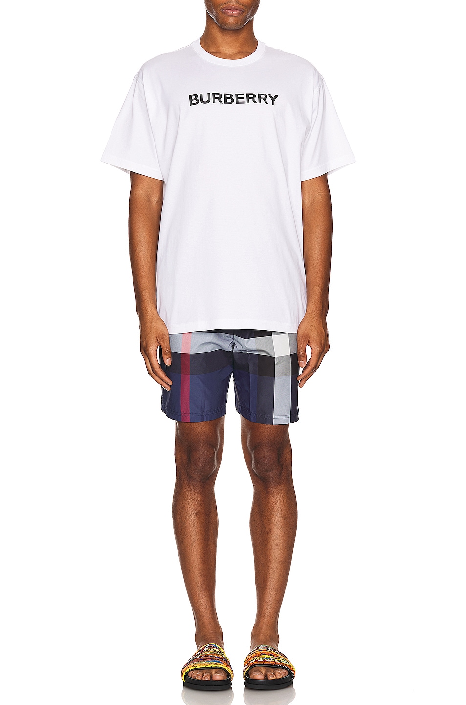 Image 1 of Burberry Guildes Short in Carbon Blue