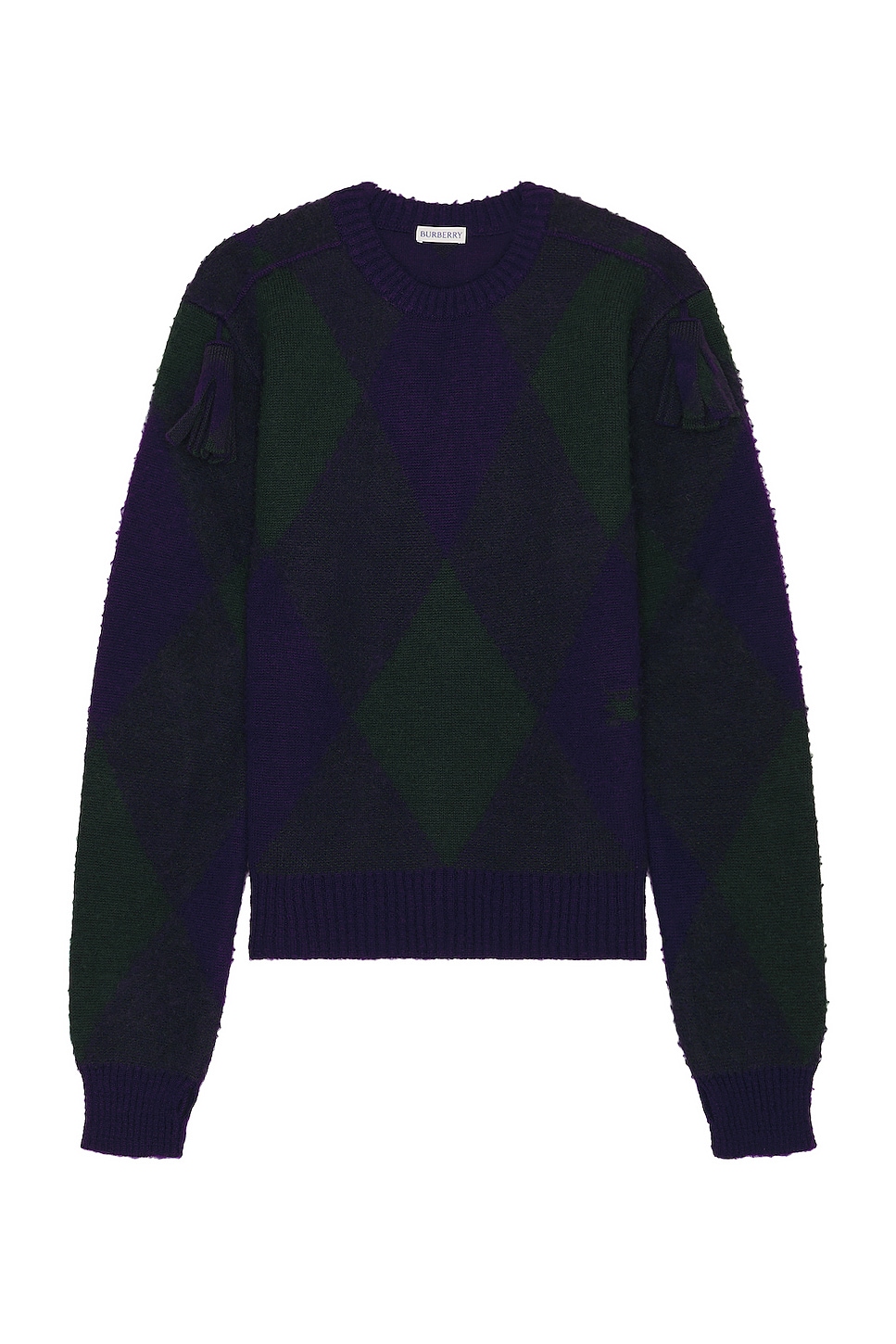 Image 1 of Burberry Pattern Sweater in Royal Ip Pattern