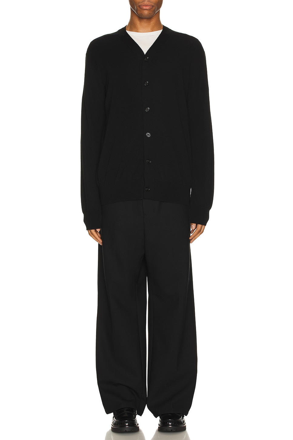Image 1 of Burberry Basic Cardigan in Black