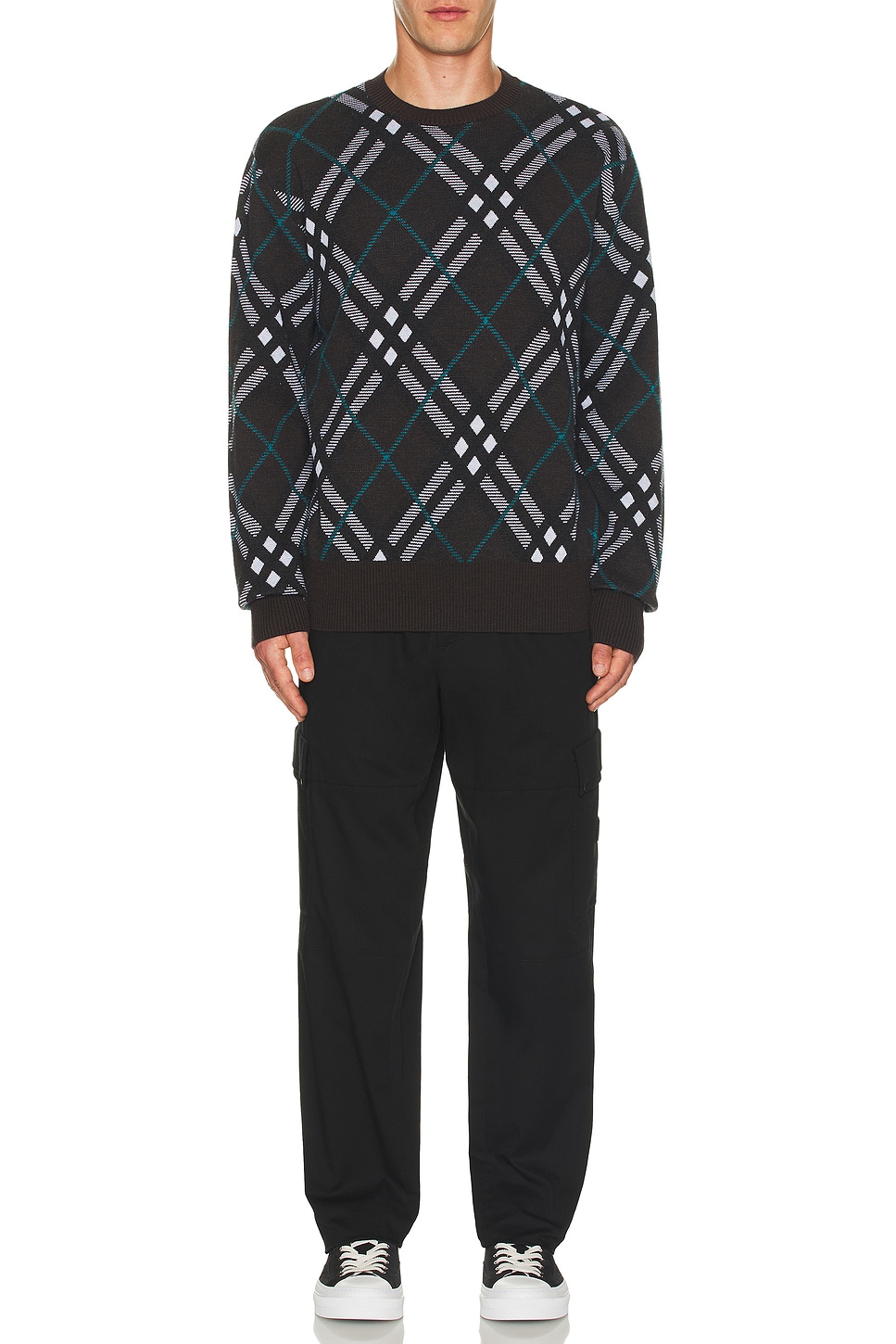 Check Sweater in Snug - Thumbnail 4