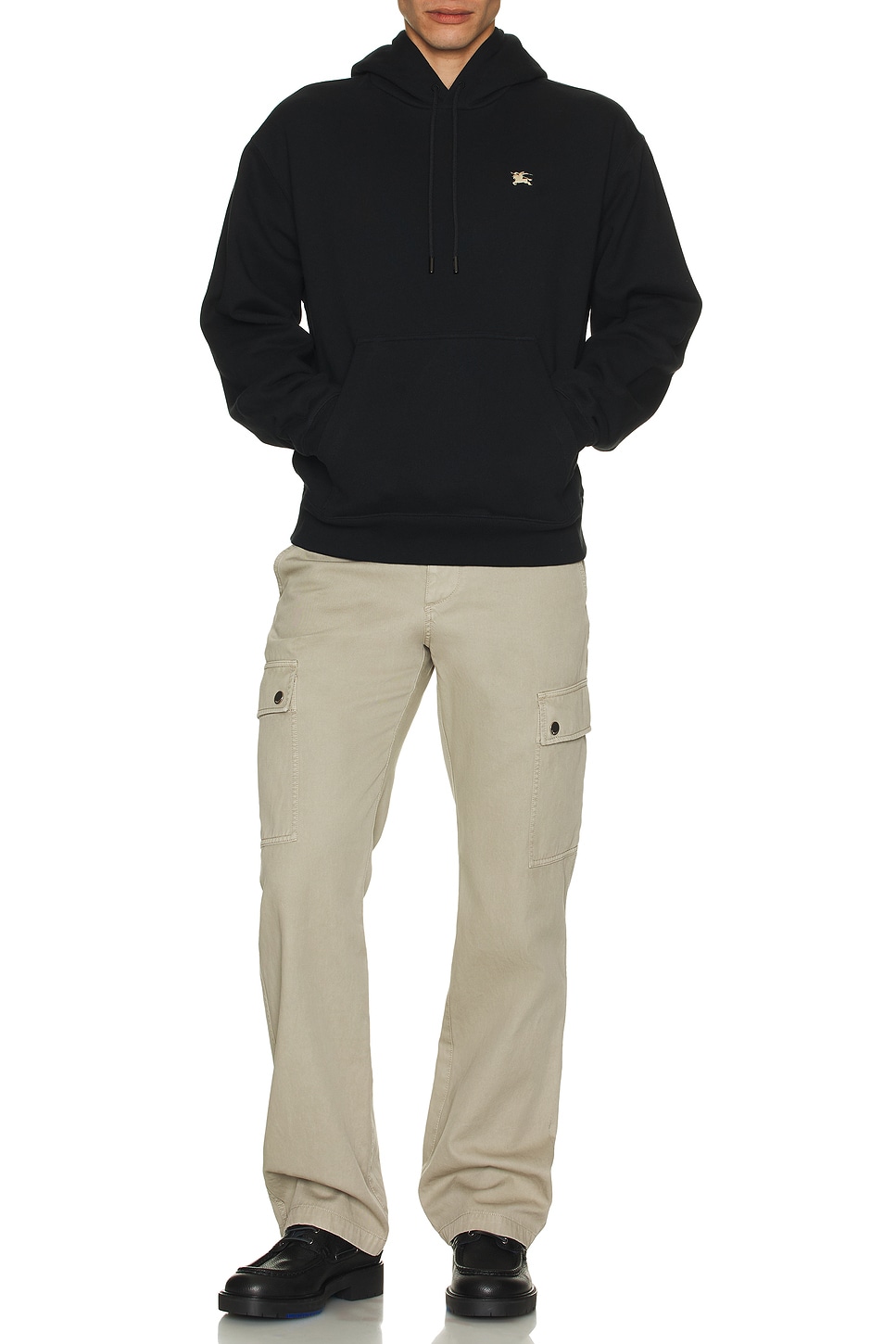 Image 1 of Burberry Stitch EKD Essential Hoodie in Black