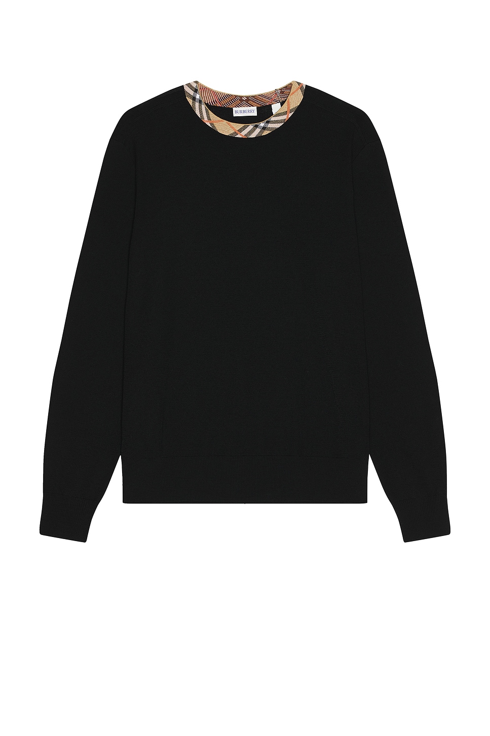 Core Merino Crewneck in Black