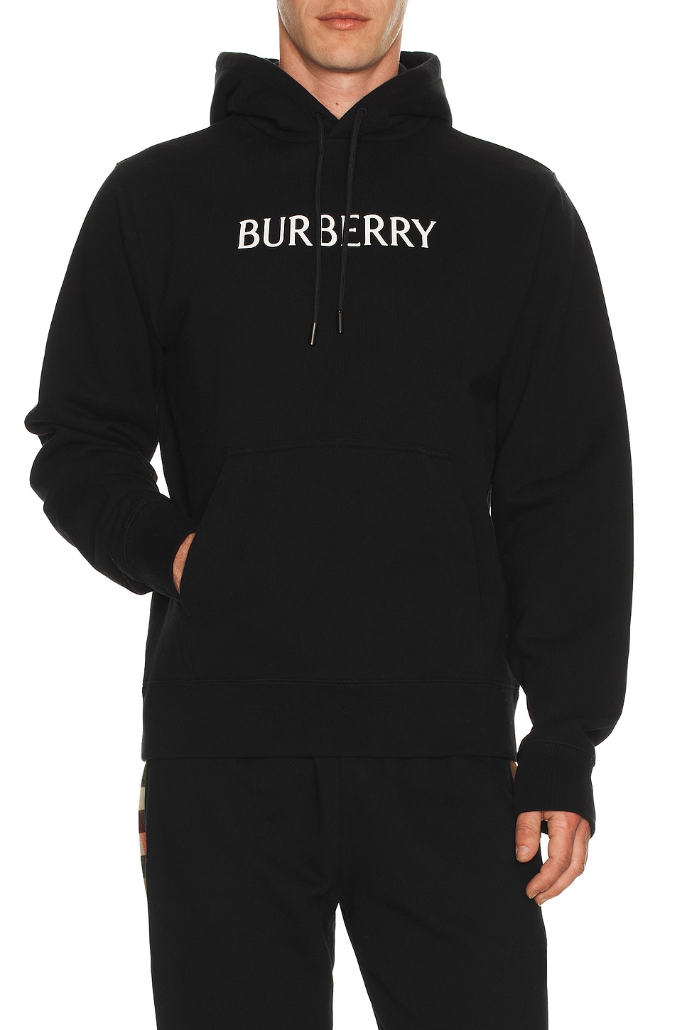Image 1 of Burberry Simon Hoodie in Black