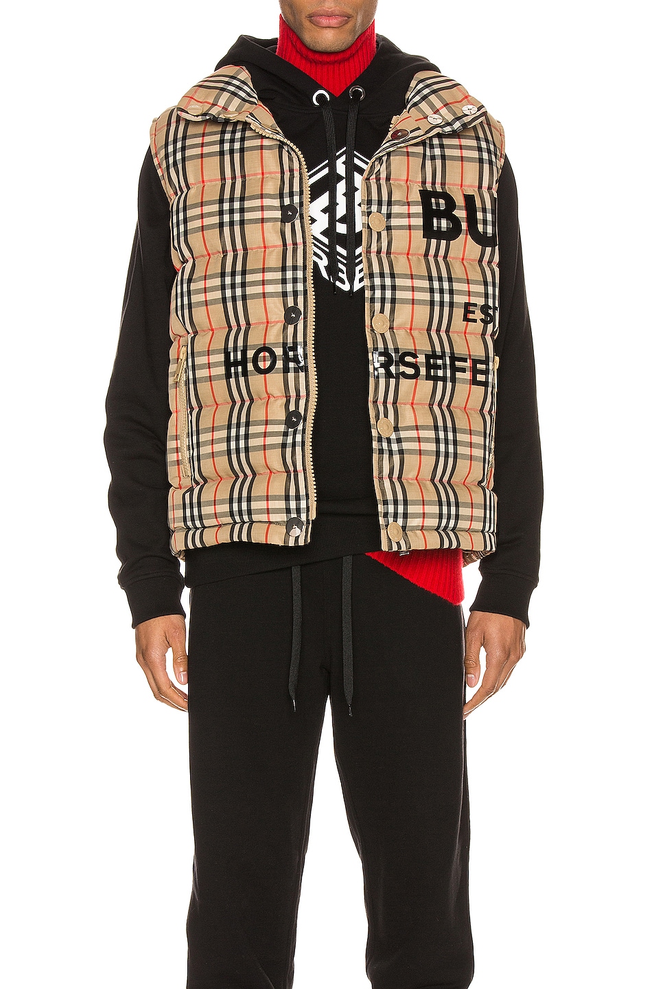Image 1 of Burberry Midland Jacket in Archive Beige IP Check