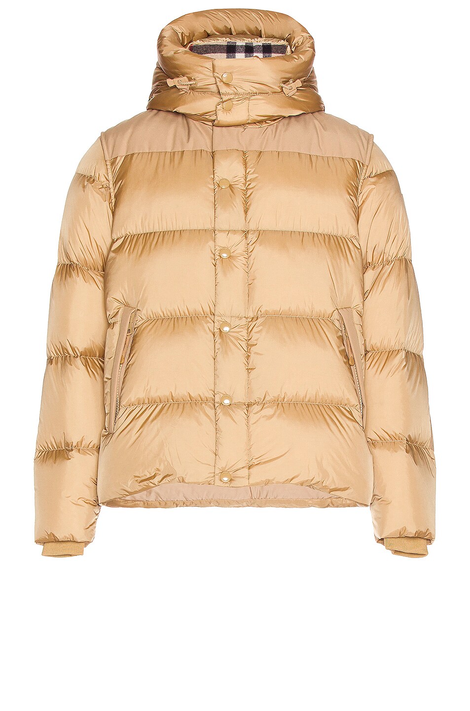 Image 1 of Burberry Down Jacket in Honey