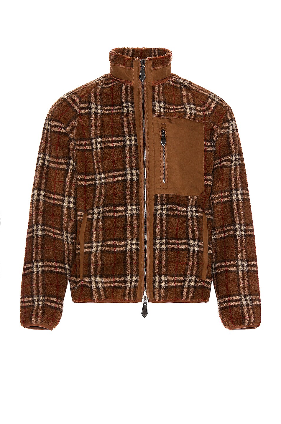 Image 1 of Burberry Dorian Jacket in Dark Birch Brown Check