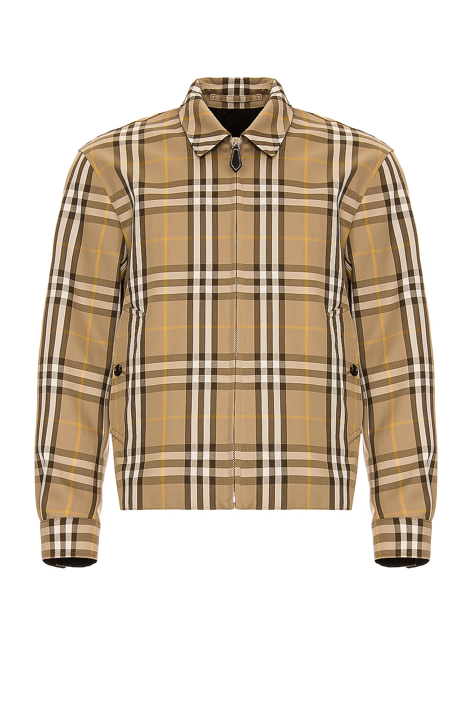 Image 1 of Burberry Fitzroy Check Jacket in Truffle Check