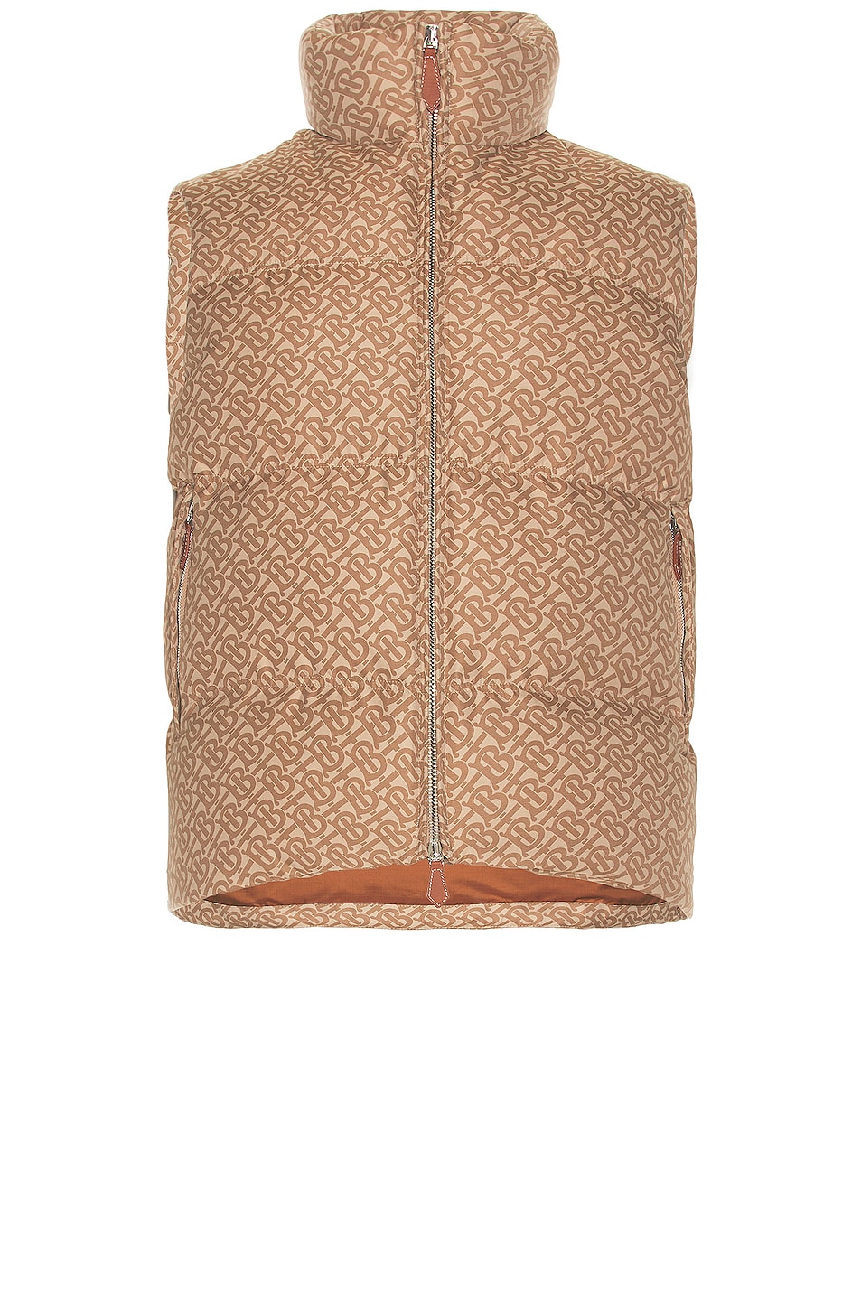 Image 1 of Burberry Parkfield Vest in Soft Fawn