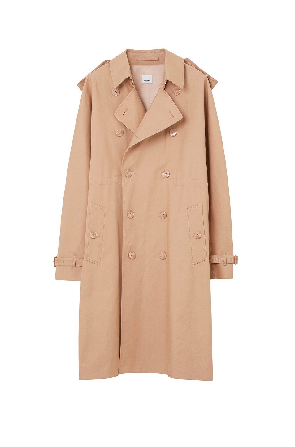 Image 1 of Burberry Washed Trench Coat in Pale Nude