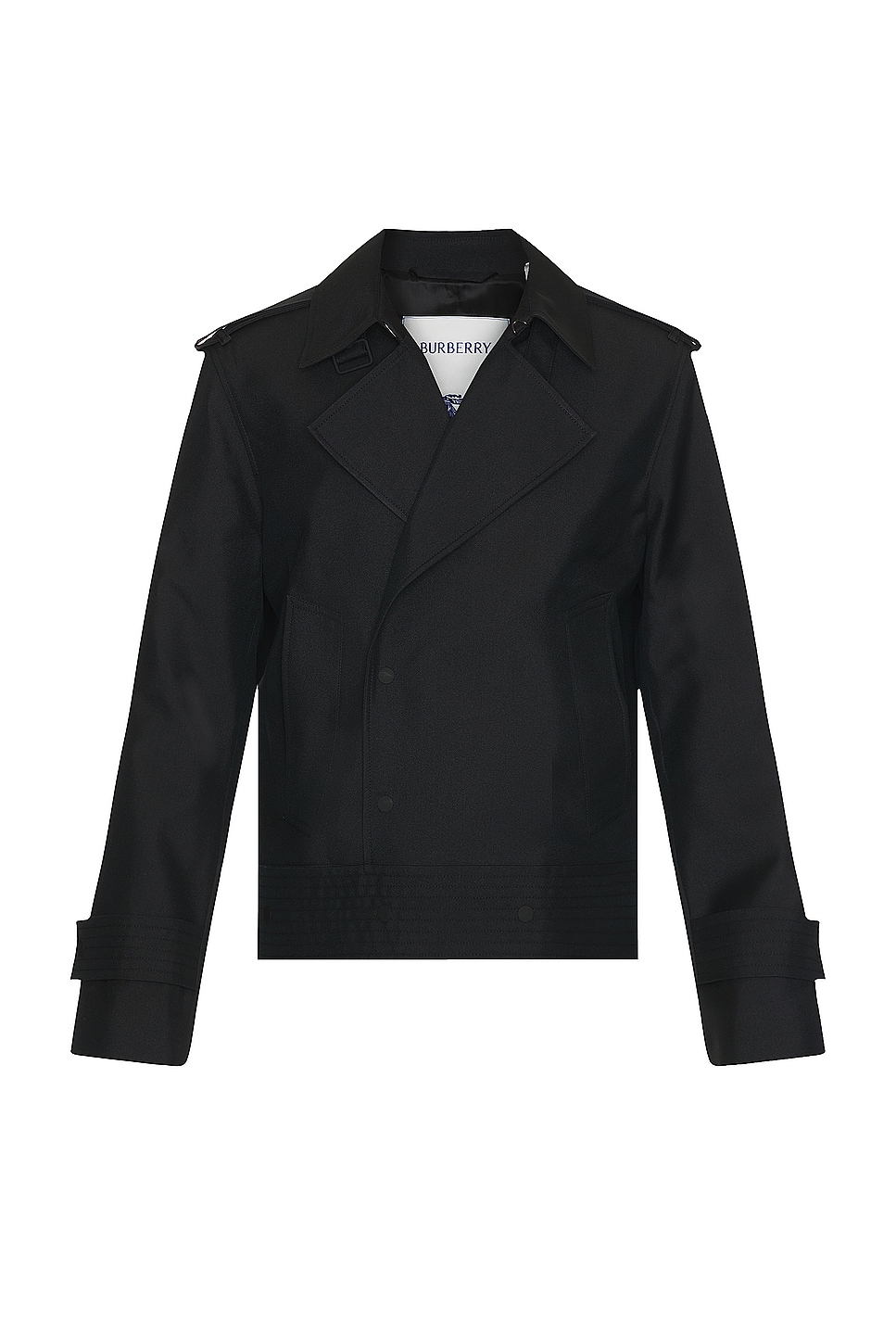 Image 1 of Burberry Bomber Jacket in Black