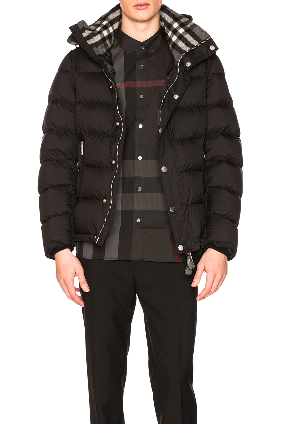 Image 1 of Burberry Hartley Down Blouson in Black